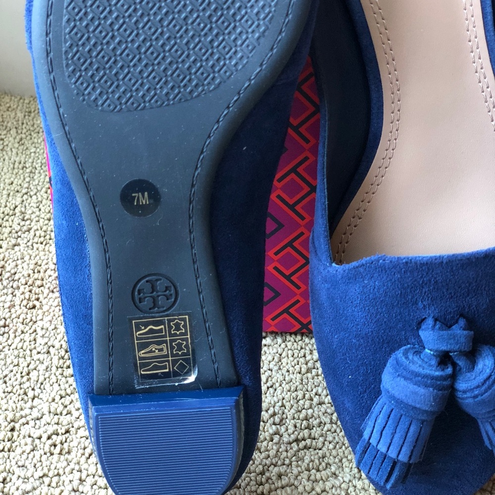 [Sold]Tory Burch Salinas Tassel Loafer Mules - Picture 2 of 5